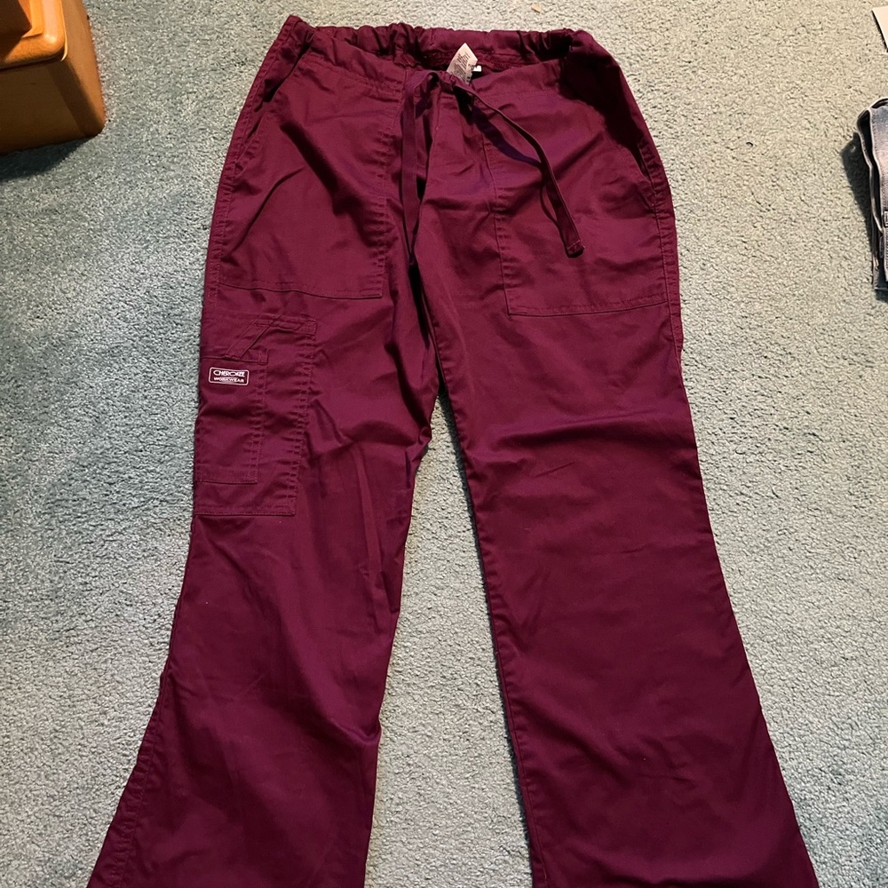 Maroon Cherokee scrub pants